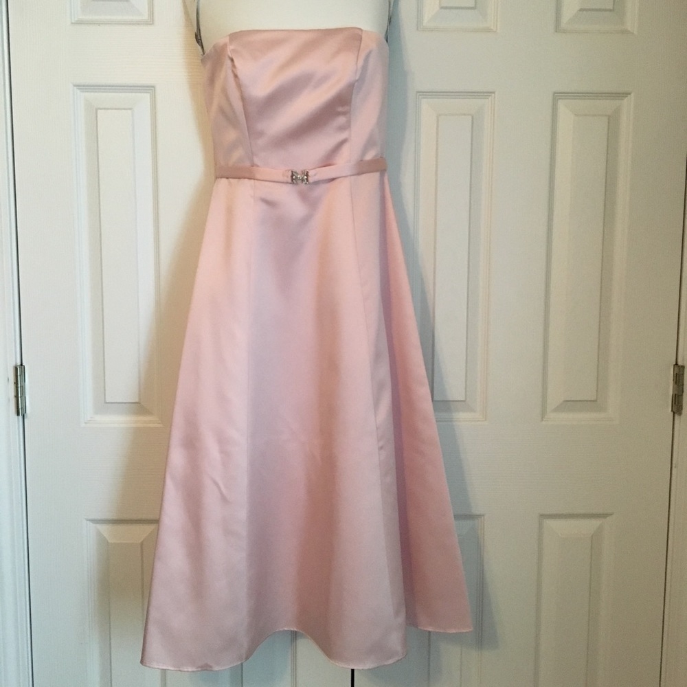 Adorable junior Bridesmaid tea length - pink!